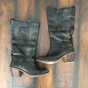 Distress tall shaft Frye Boots